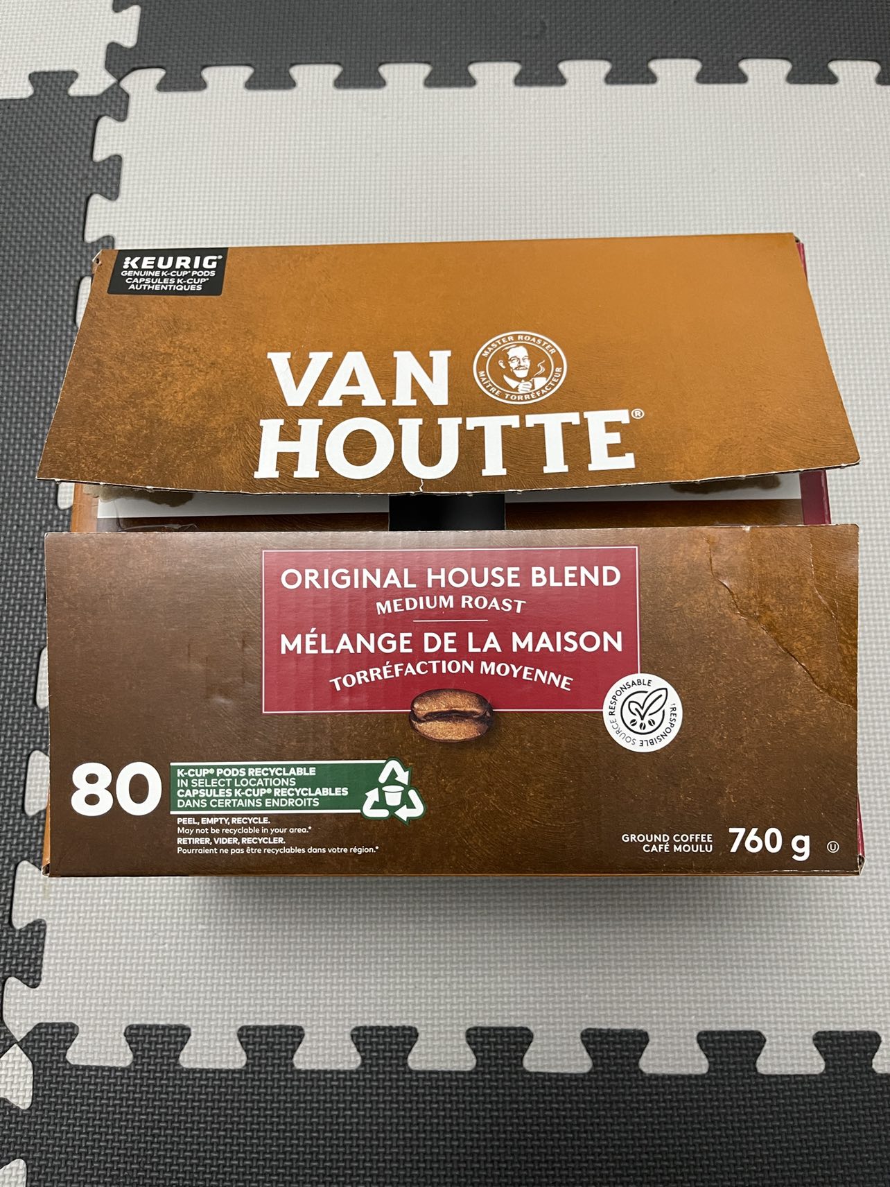 KEURIG VAN HOUTTE capsules(opened box)