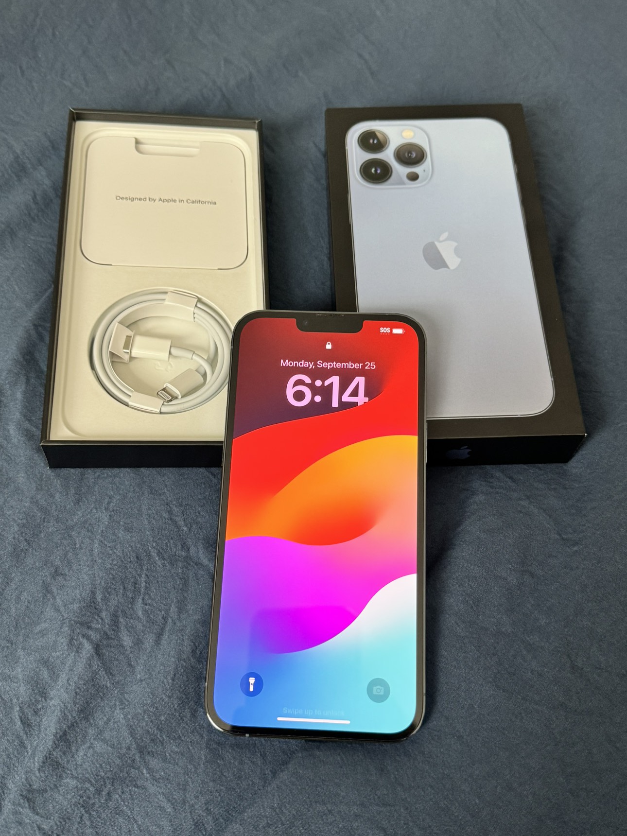 iPhone 13 Pro Max 512gb Sierra blue unlocked - photo 3