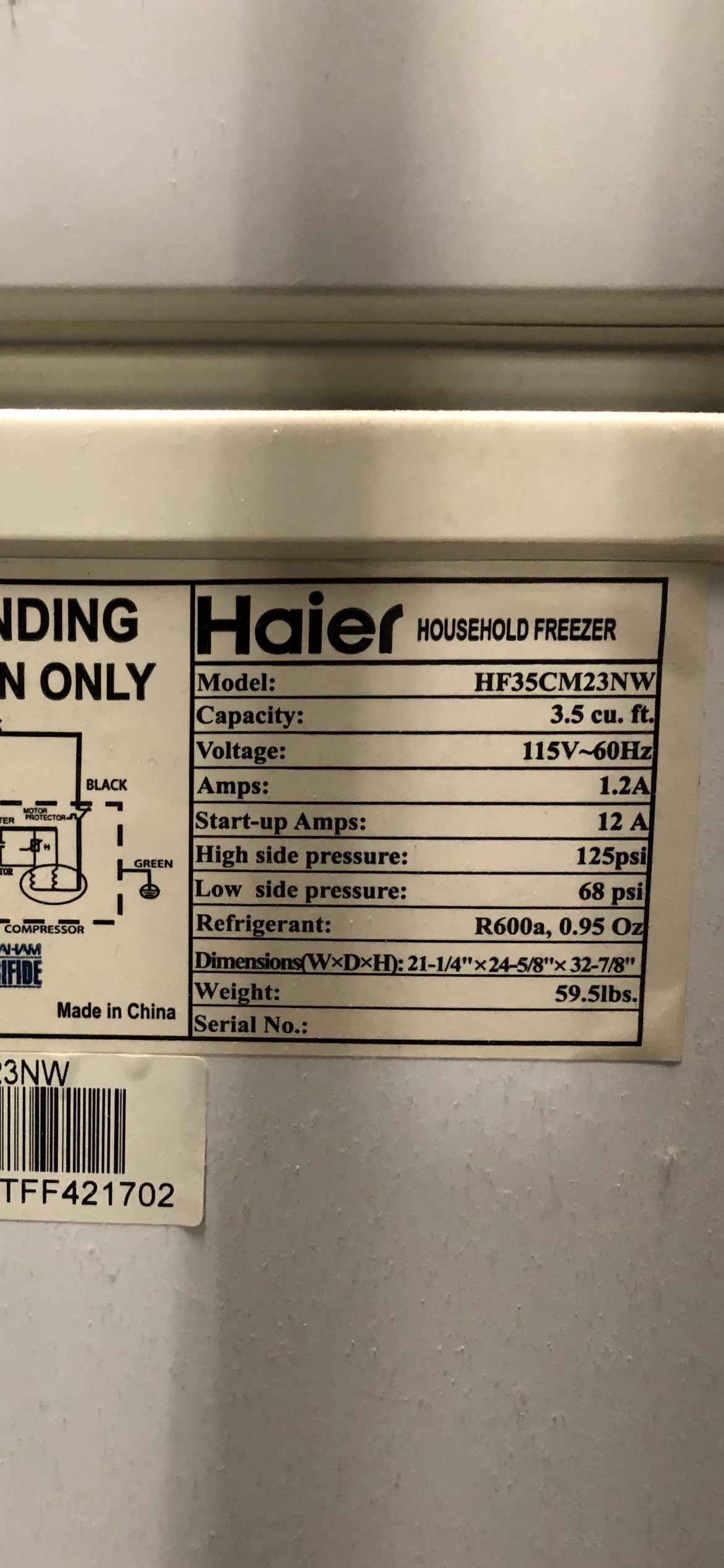 Freezer