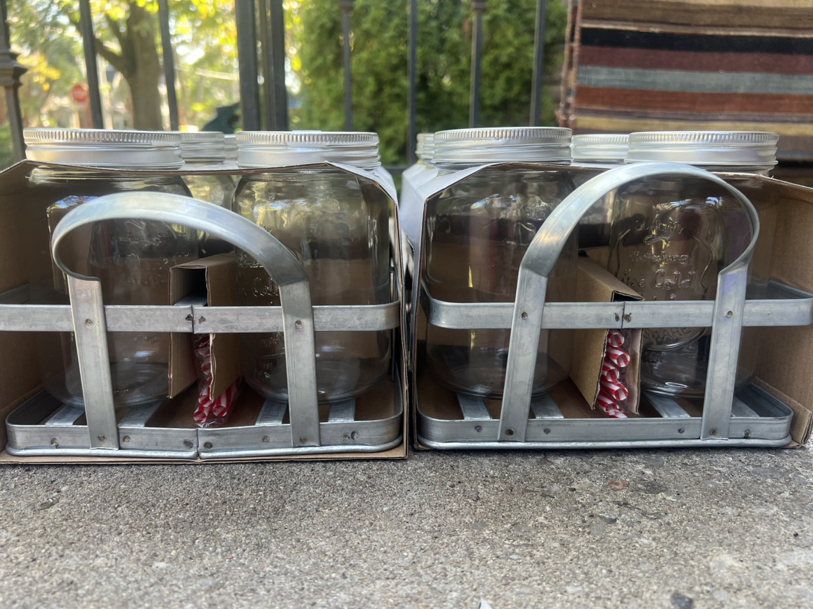 2 sets of Mason Jar Drink Caddies - photo 3