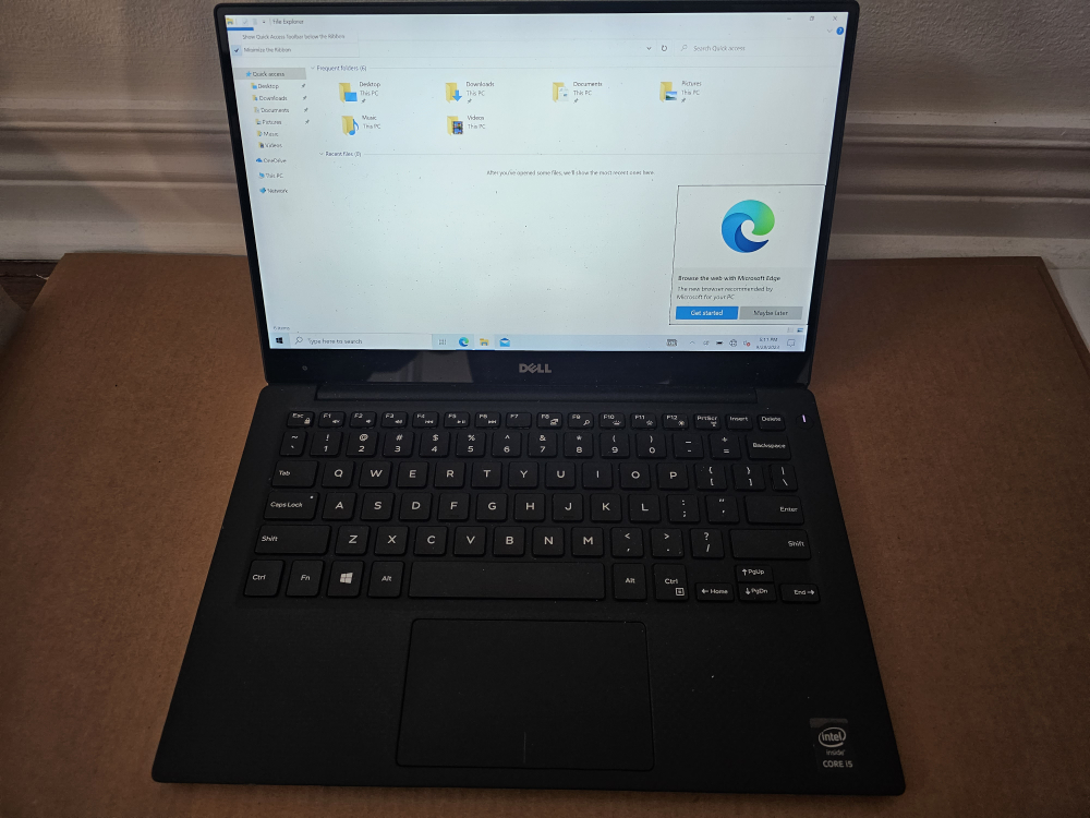 Dell 13"  XPS 9343 Touchscreen Laptop i5, 8GB Ram, 128 GB SSD