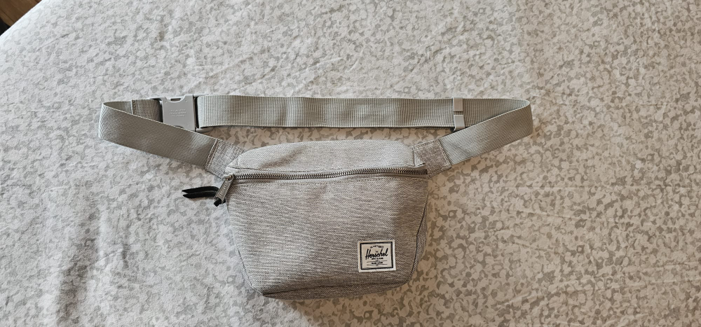 Herschel Fourteen Hip Pack 1L - Heather Grey Crosshatch thumbnail