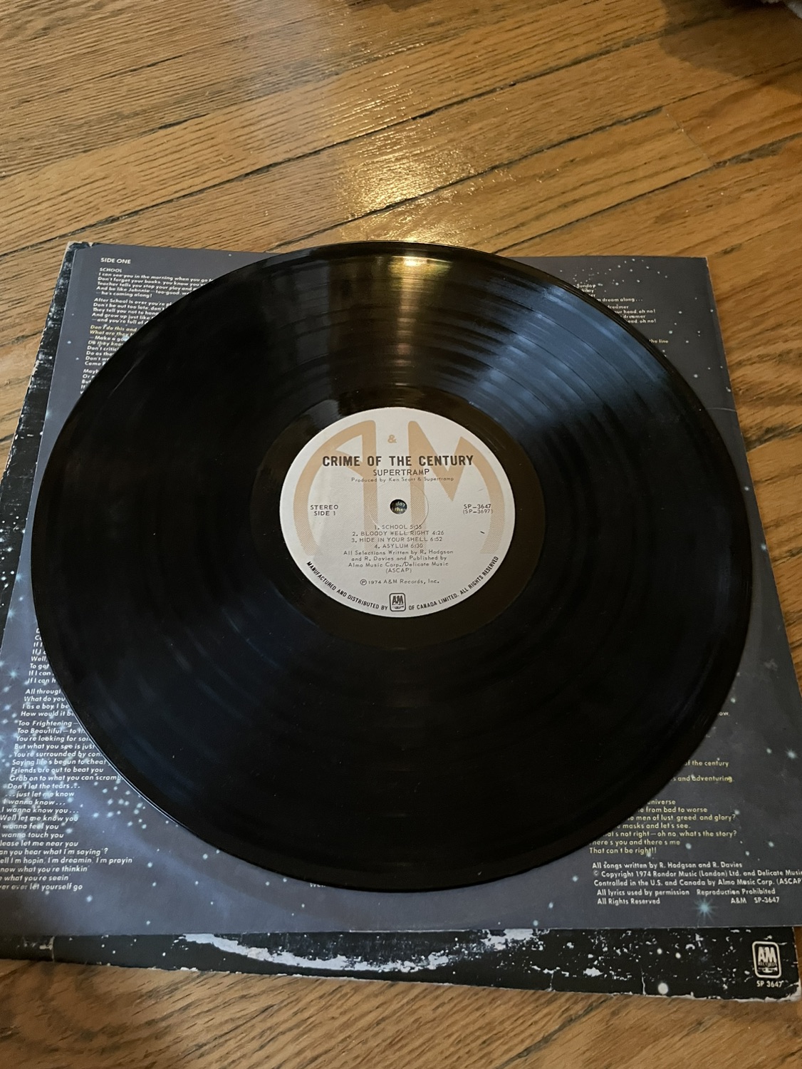 Supertramp Crime of the Century Vinyl image indicator(4)