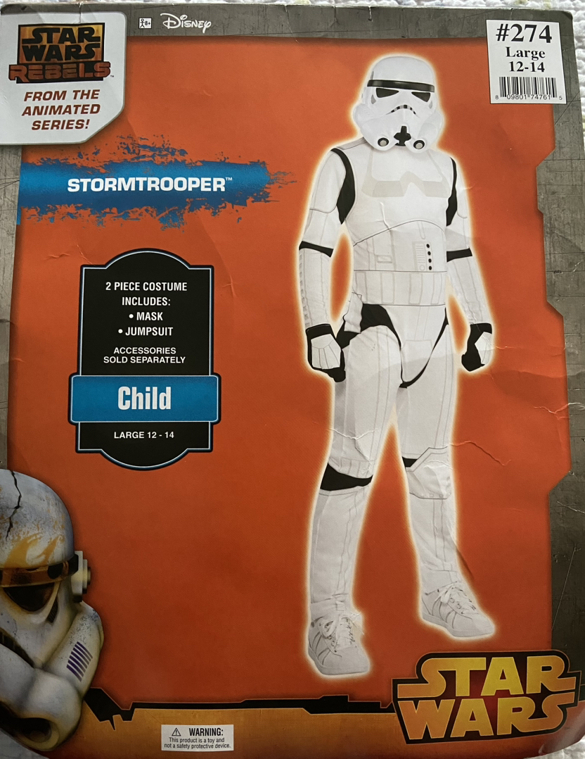 The Star Wars Kids' Stormtrooper Costume Sz L