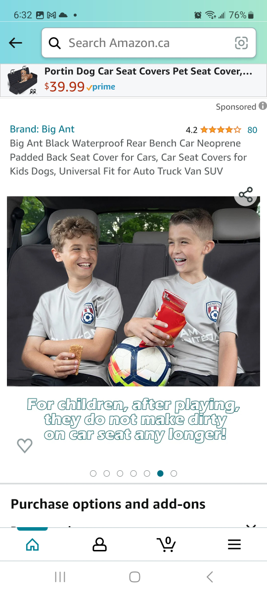 Big Ant Car Bench Cover image indicator(3)