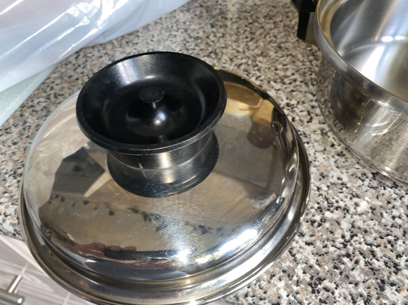 Heavy duty stainless steel pot   as good as new image indicator(3)