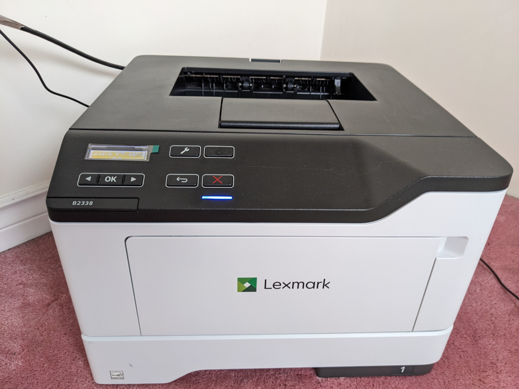 Lexmark B2338 WiFi printer thumbnail