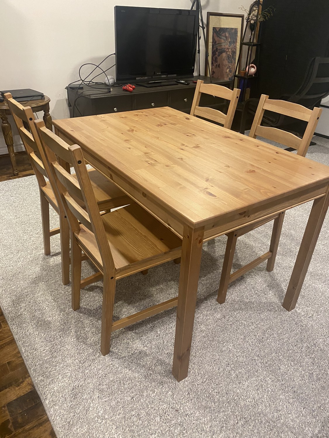 IKEA table with chairs
