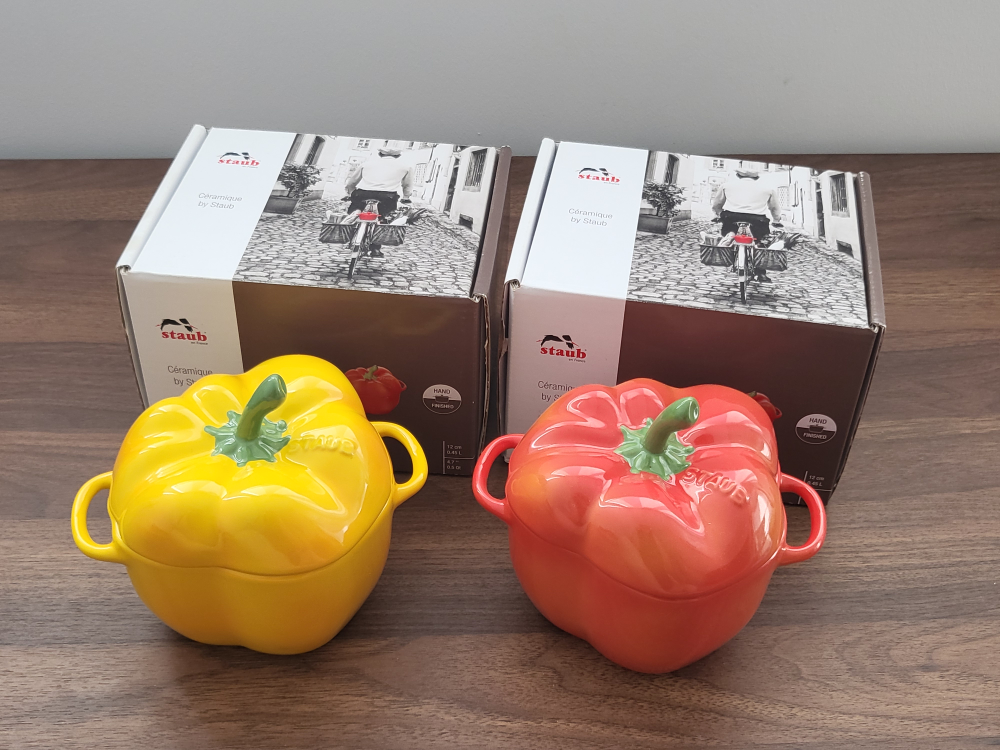 Staub ceramic tomato, pepper cocotte - photo 4