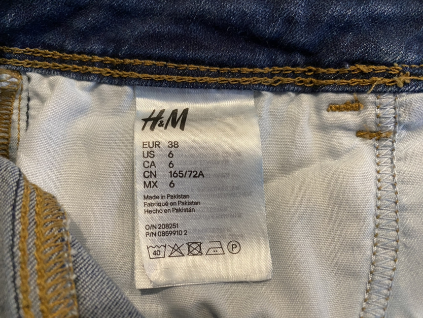 Push up H&M jean stretch shorts - photo 4