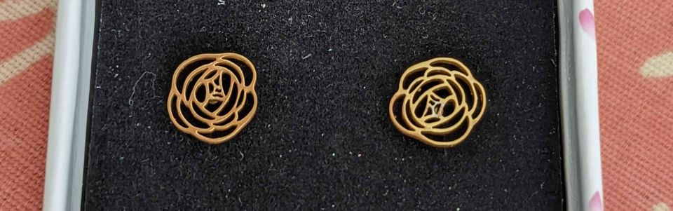 Cute little gift: BNIB stud earrings image indicator(10)