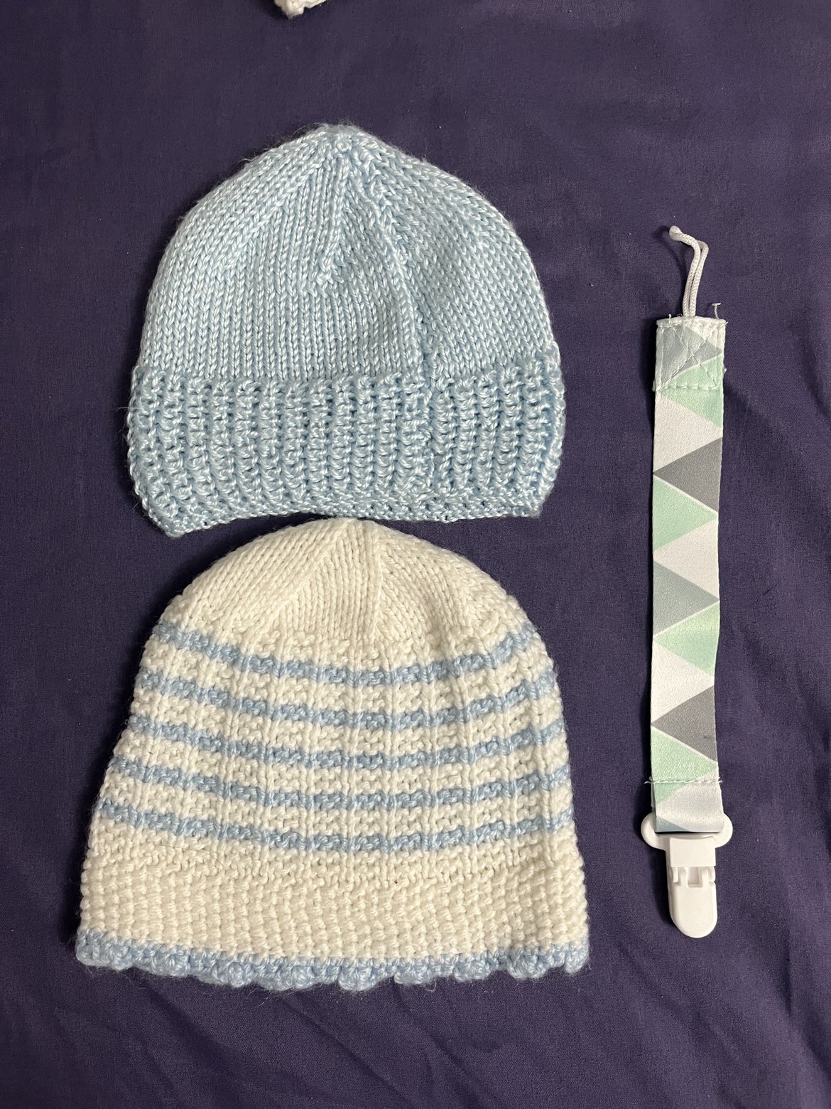 baby hat and pacifier holder thumbnail