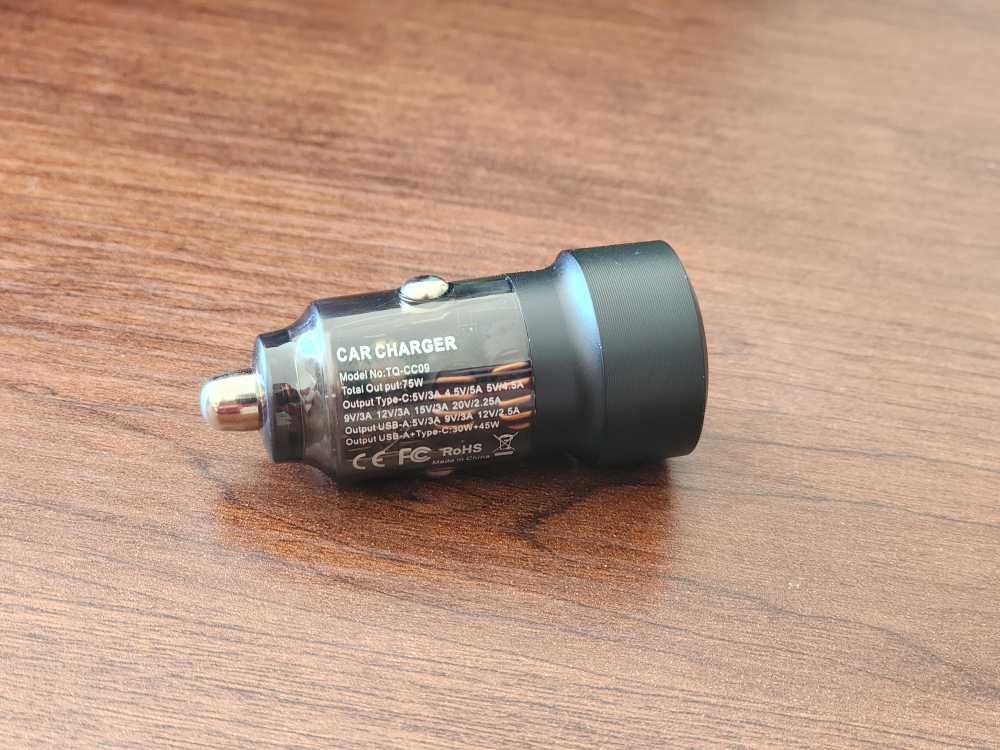 Car charger 75W type C / type A - photo 2