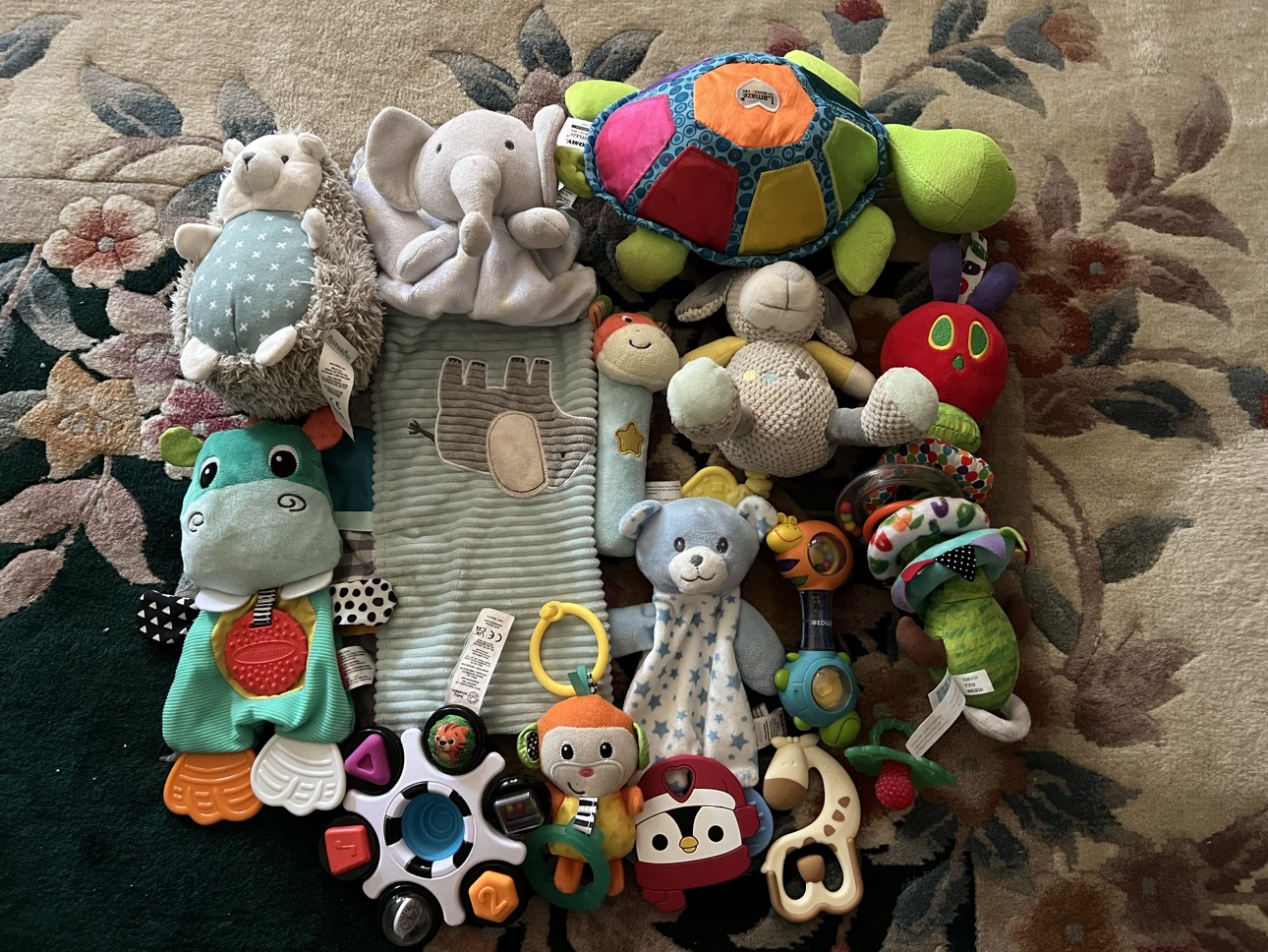 Assorted baby toys thumbnail