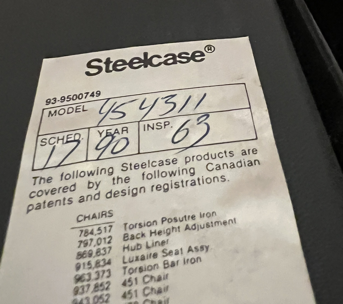 Retro Steelcase Office Chair - photo 3