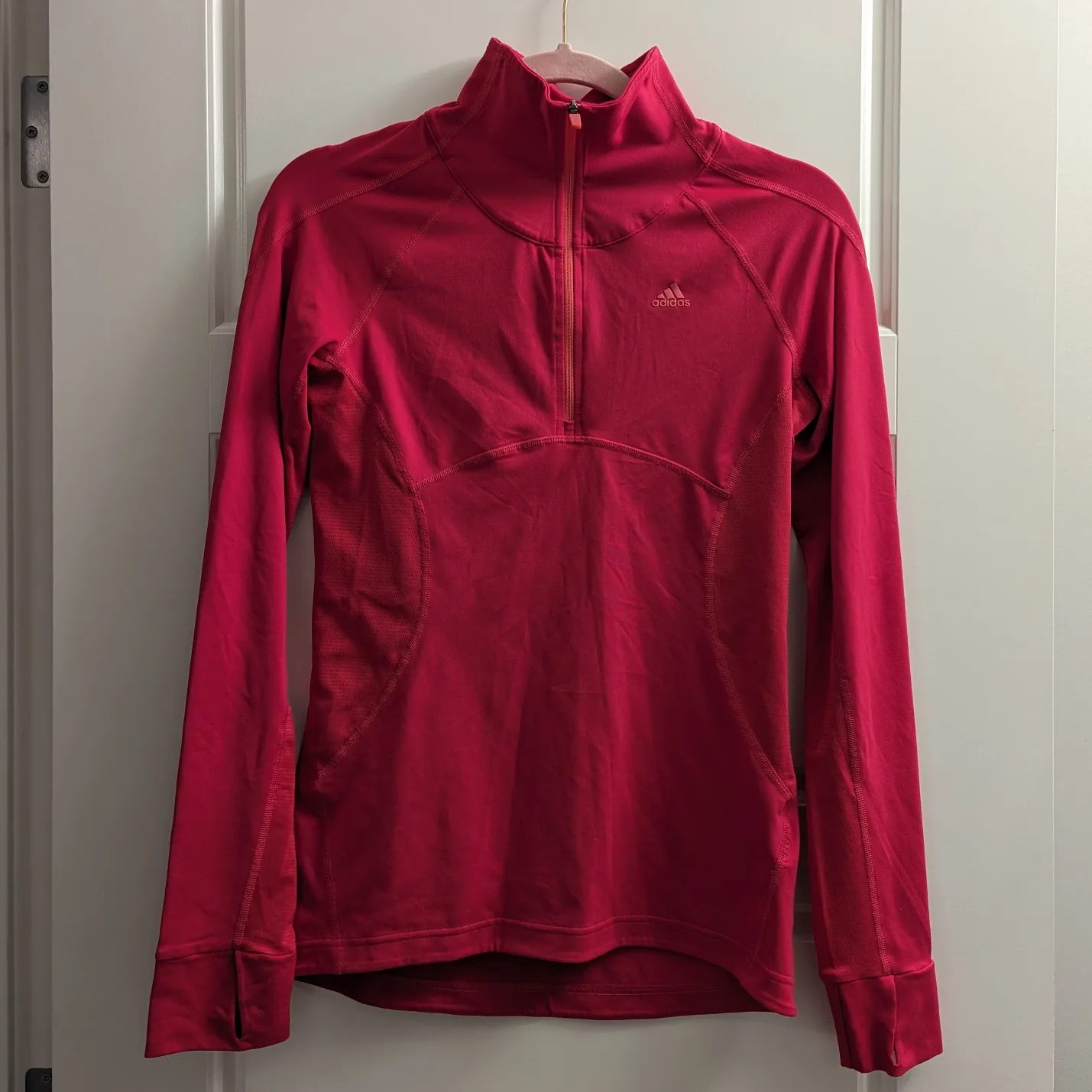 Adidas Hot Pink Climalite Running Shirt image indicator(2)