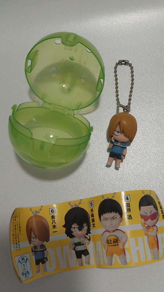 Anime Keychain Gachapon capsule Yowapeda