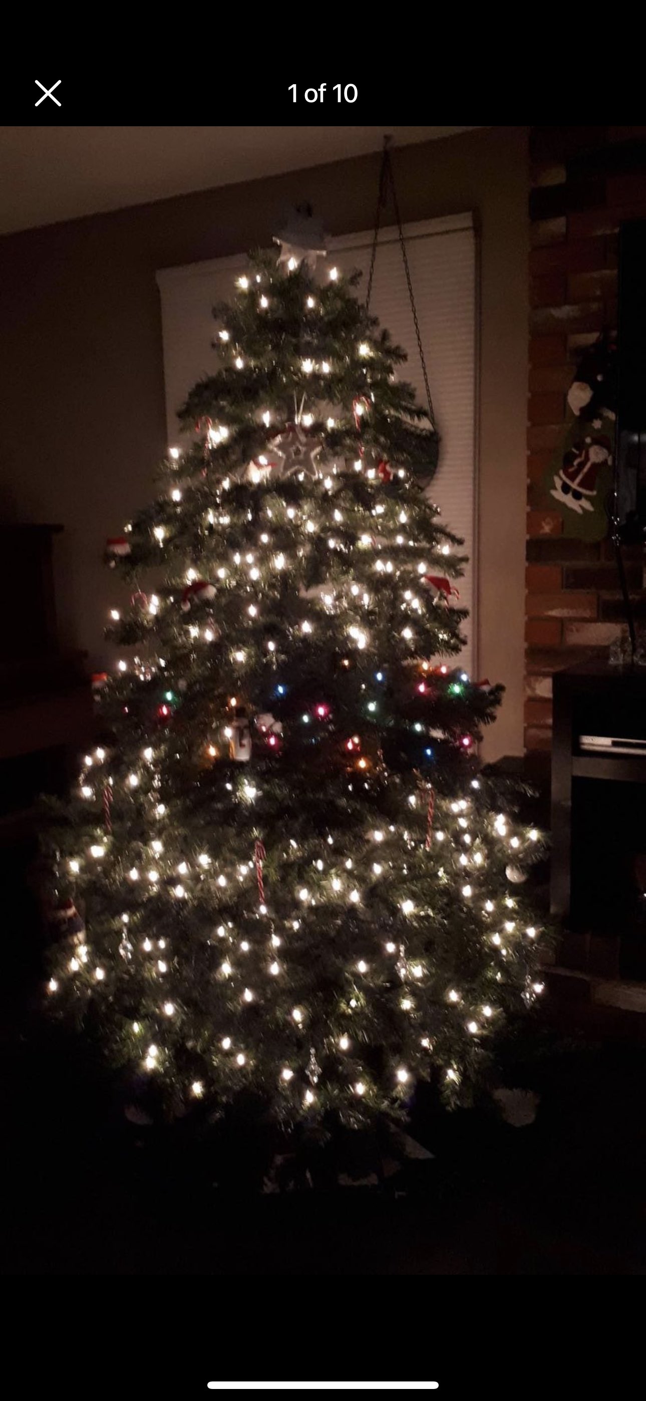 7 Foot Christmas Tree with Lights, Stand &  Tree Bag - photo 2