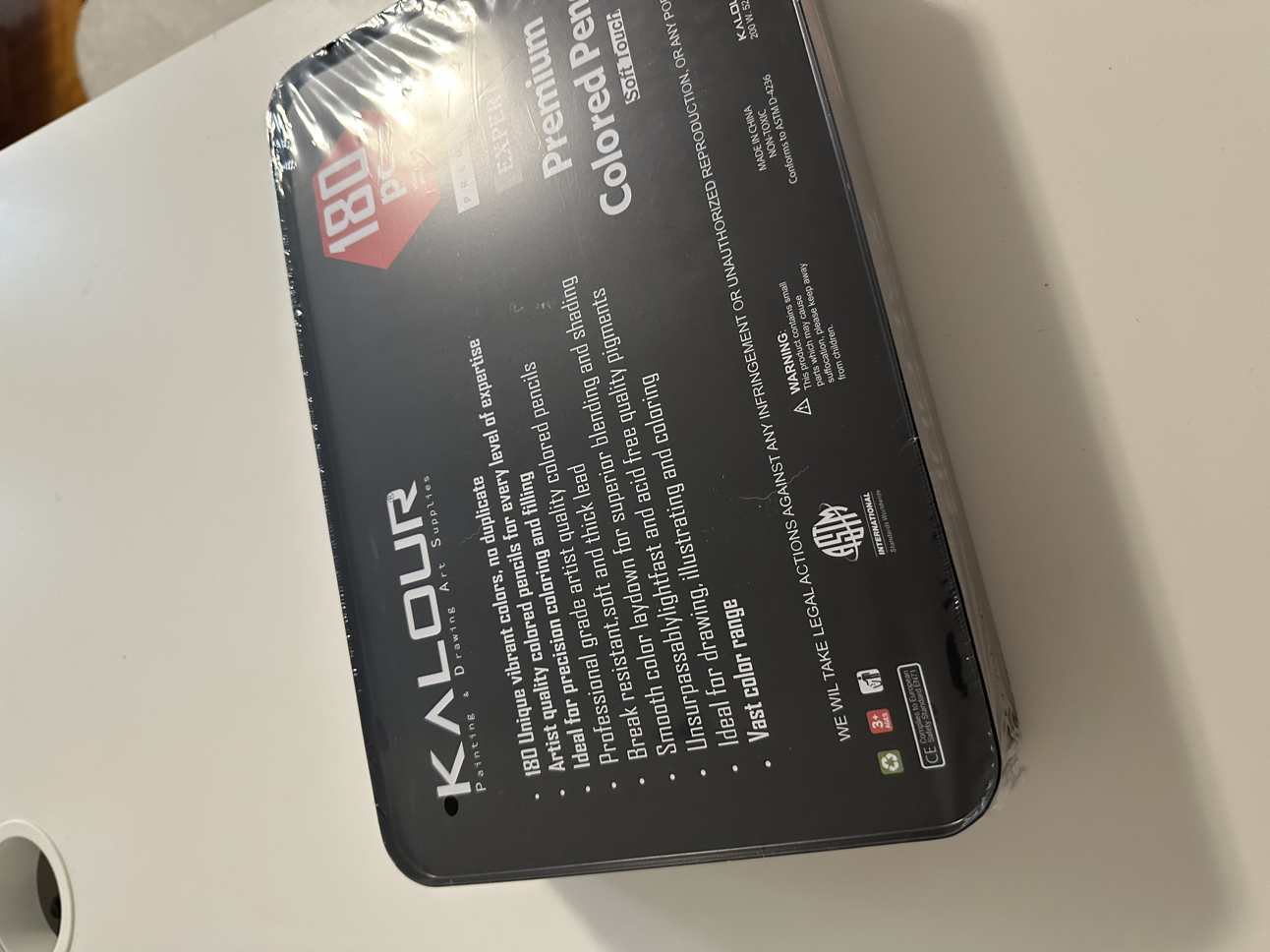 180 Colored Pencil Set for Adults Artists kids Rich Pigment image indicator(2)