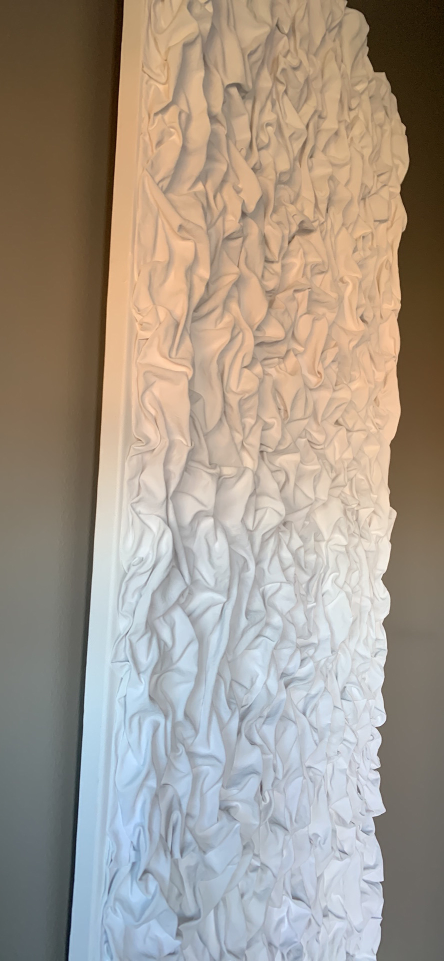 Stunning white modern art 48” x 24” - photo 3