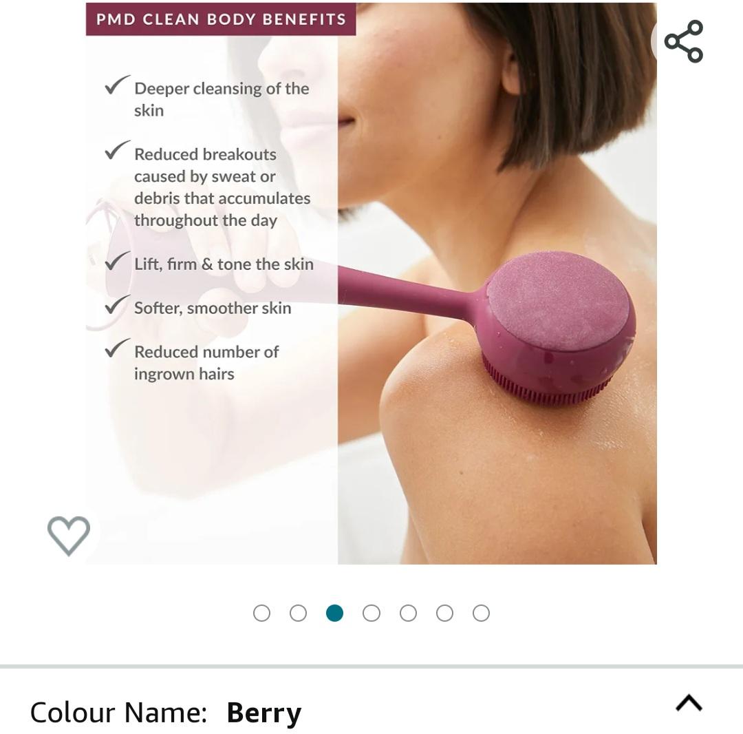 PMD Clean Body - Smart Body Cleansing Device With Silicone Brush image indicator(3)