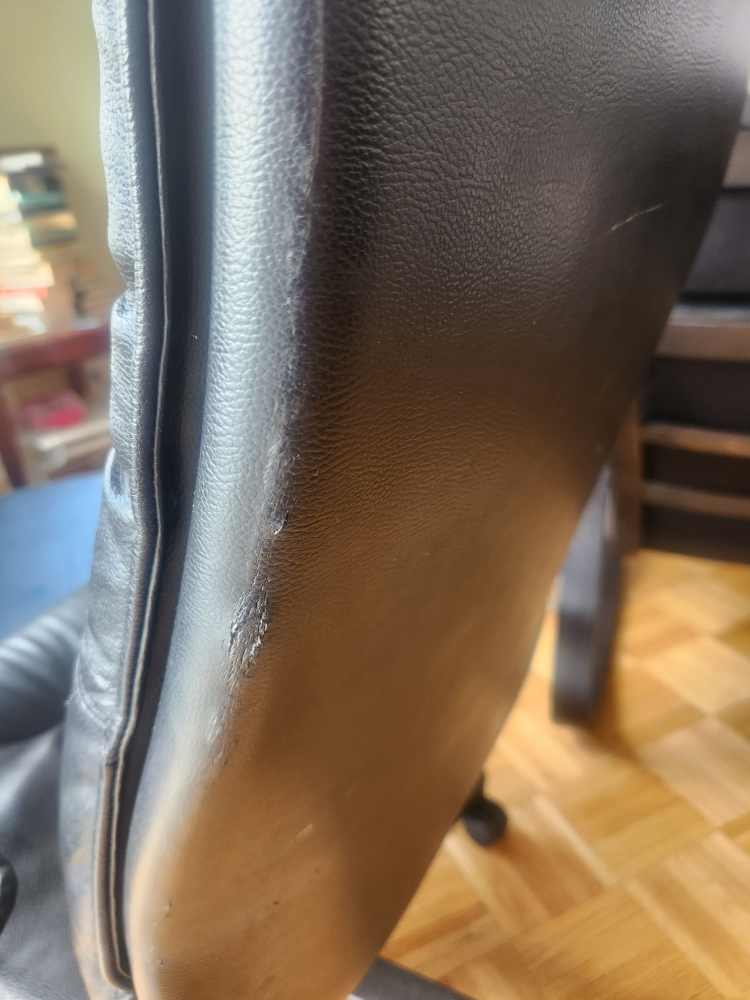 Genuine Leather Reading Chair - photo 4