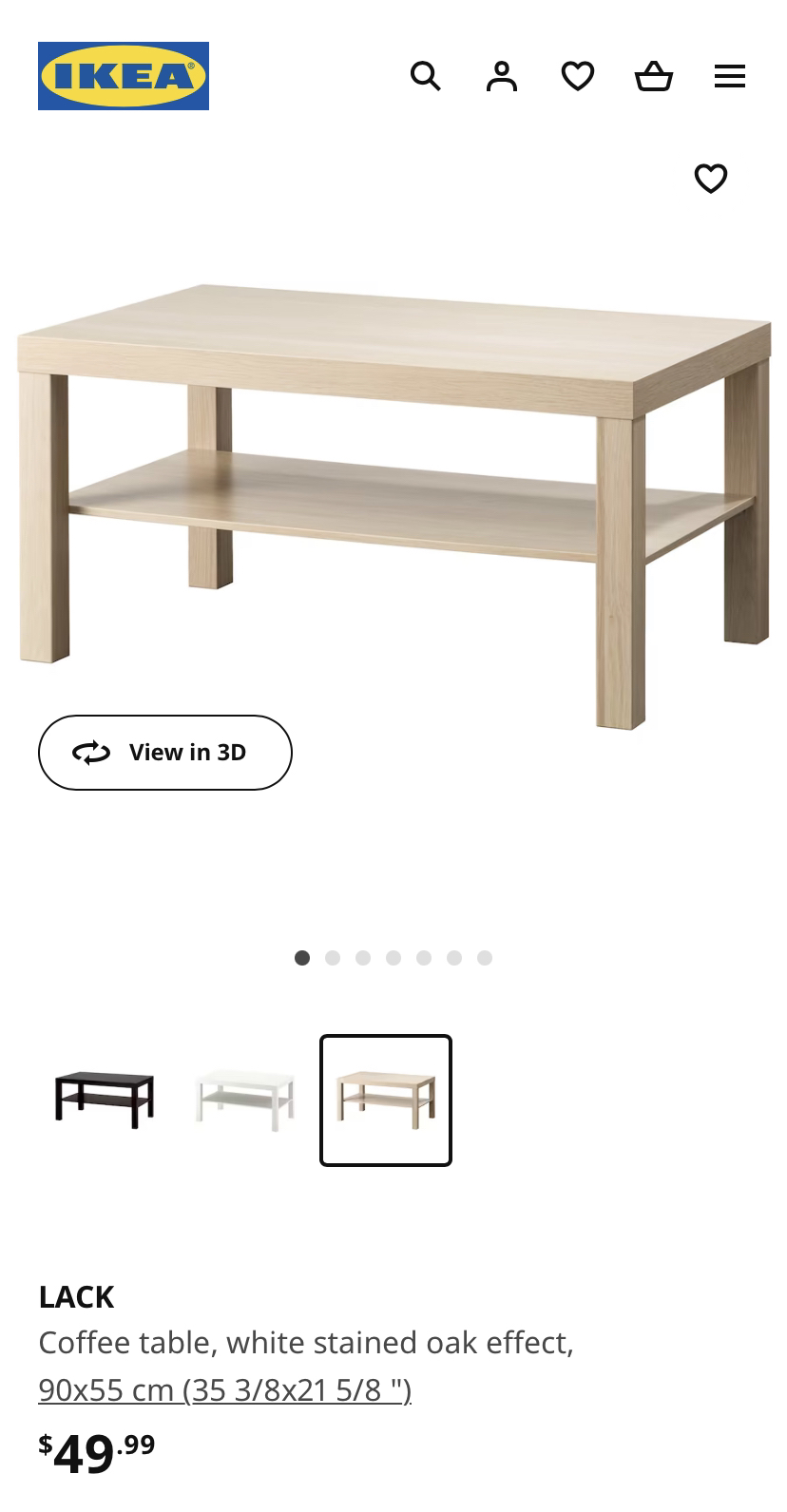 Lack Table - photo 2
