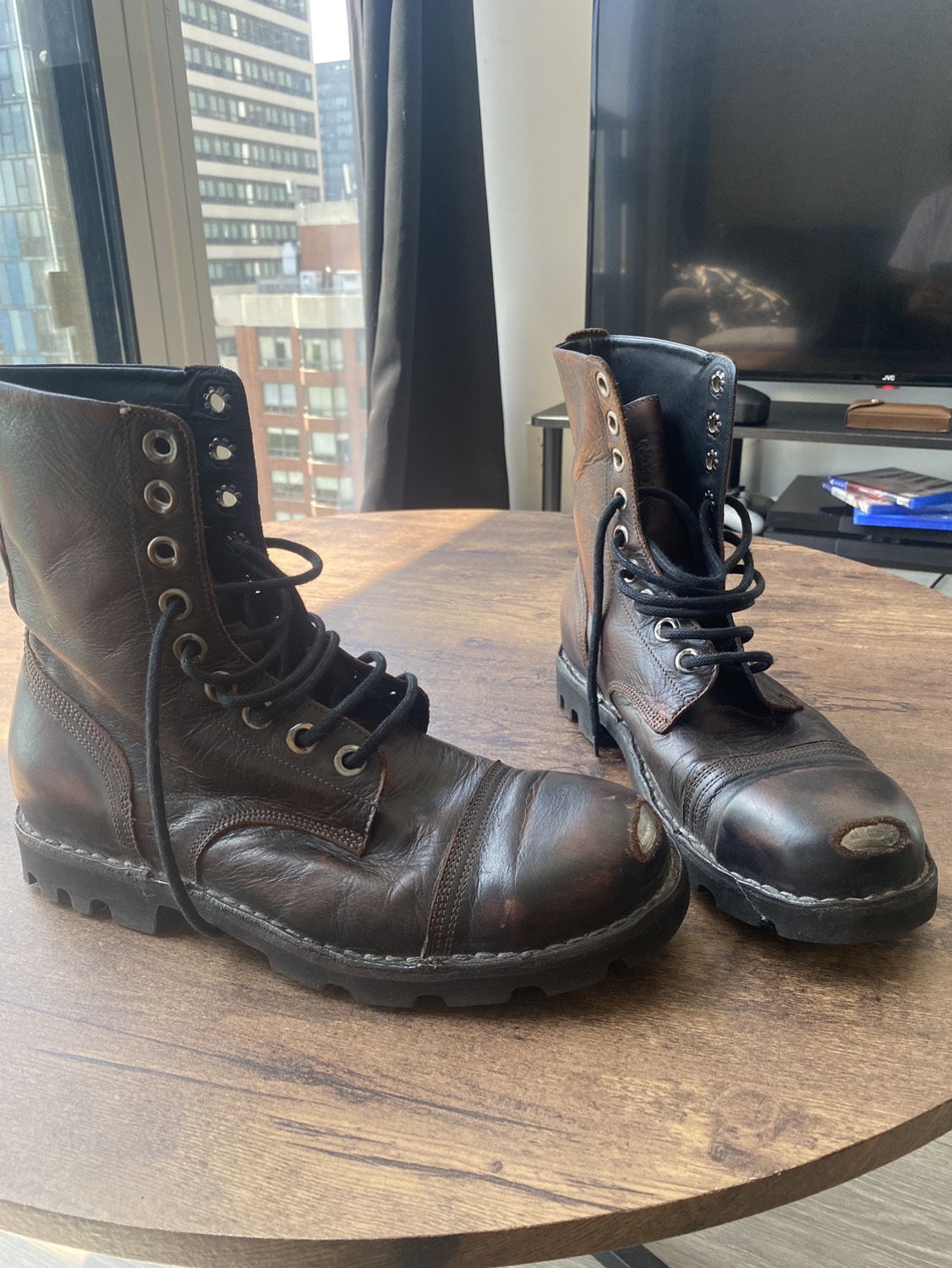 Diesel Hardkor Steel Lace-Up Boots