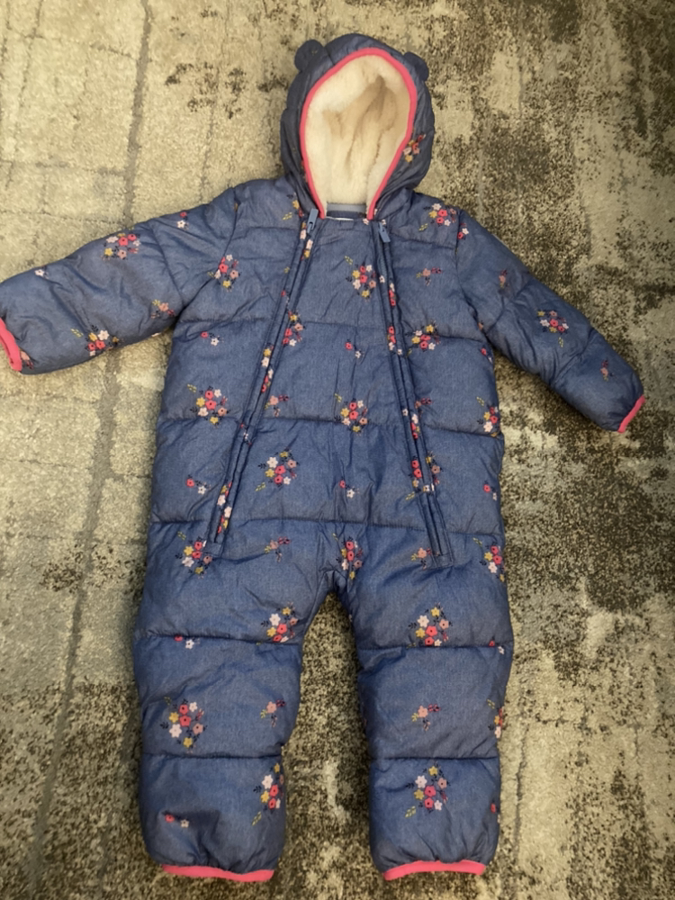 Baby Gap Puffer Bunting Snowsuit 12-18 months thumbnail