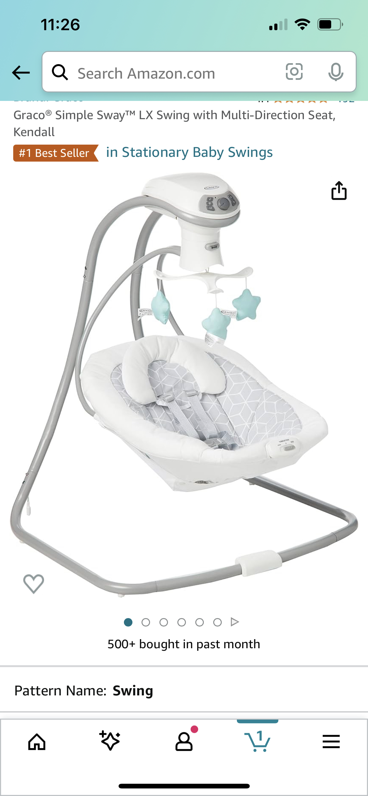 Baby swing