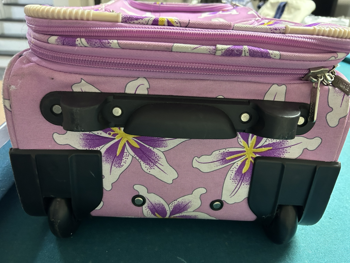 Floral Carryon Suitcase
