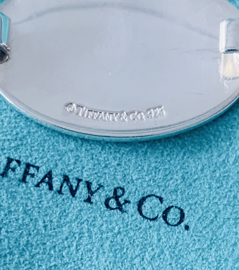 Tiffany & Co XL plain oval bangle bracelet image indicator(10)