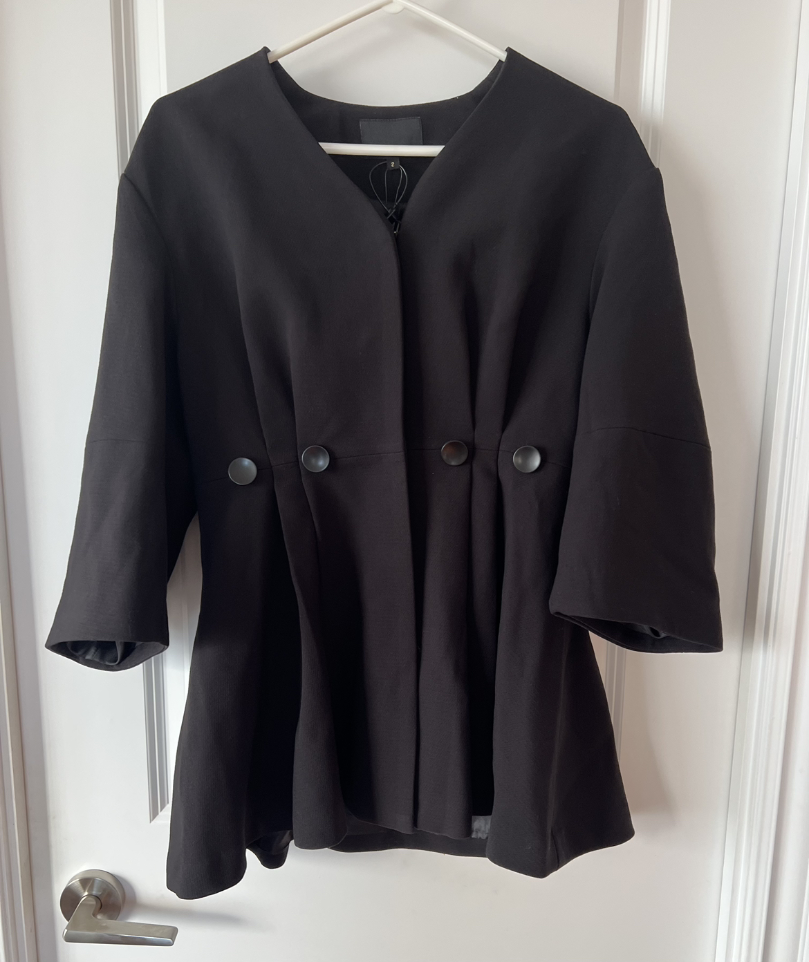 BNWT Cute stylish black jacket retail$180+ image indicator(6)