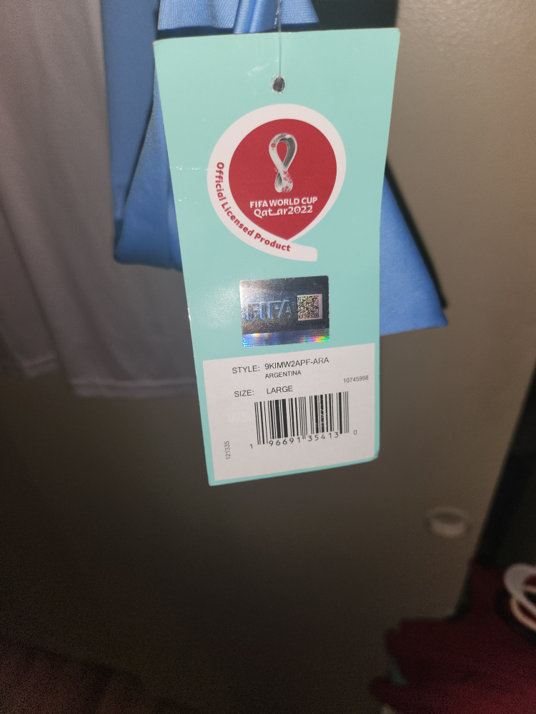 Argentina 2022 World Cup soccer jersey image indicator(2)