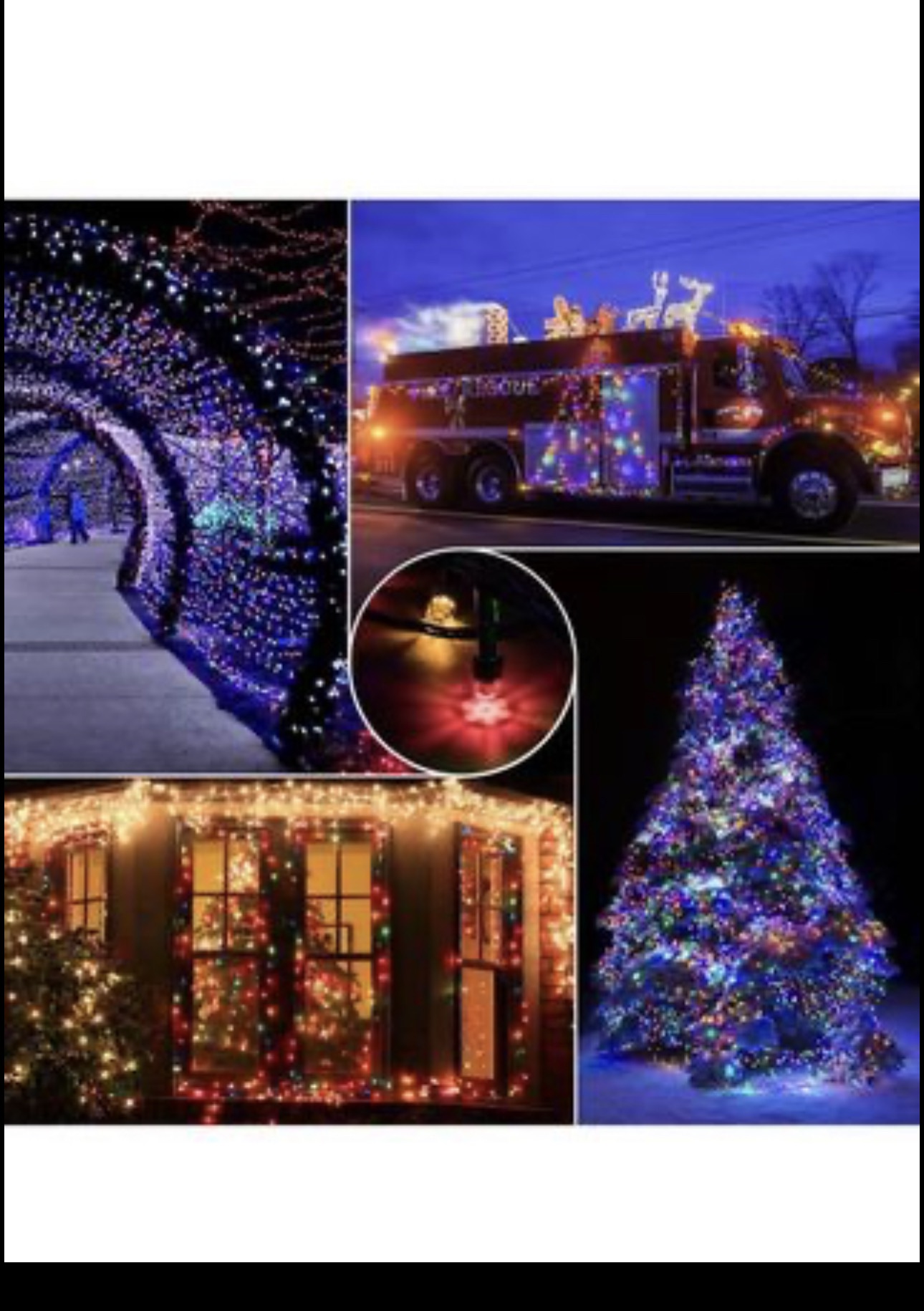 Christmas Lights String Lights 164FT 500LED with 8 Modes image indicator(3)
