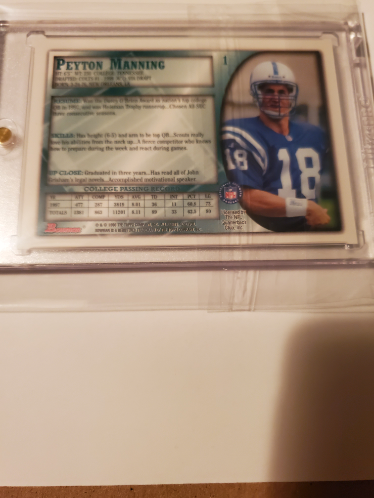 Payton Manning Rookie image indicator(2)