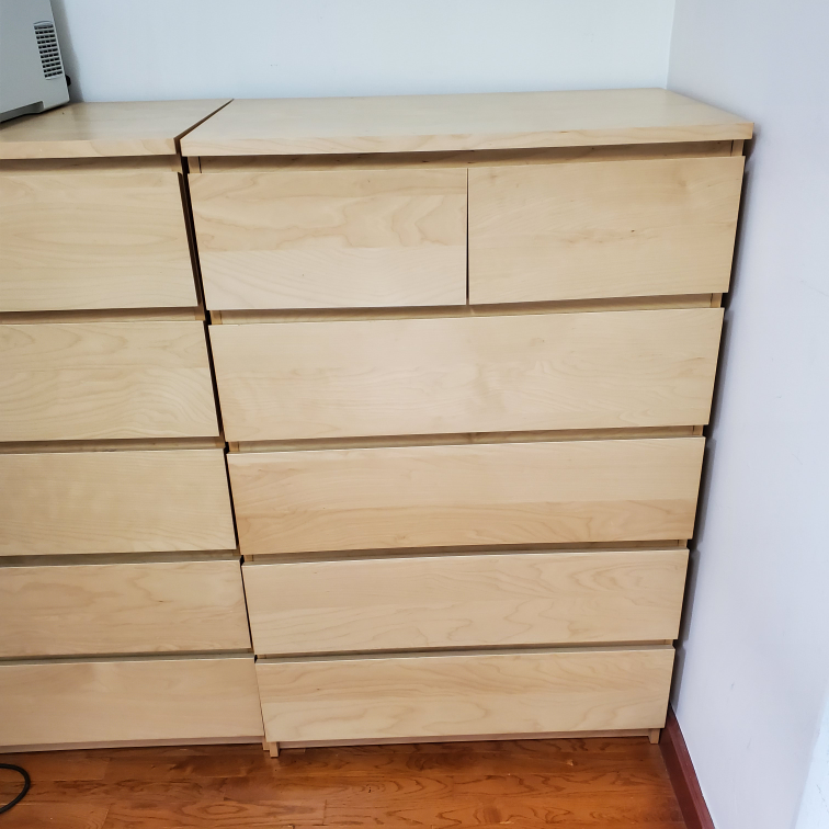 Ikea Malm 6 drower chest 31 1/2 x 48 3/8