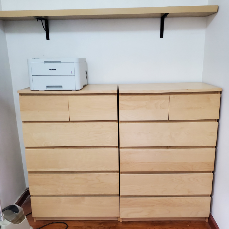 Ikea Malm 6 drower chest 31 1/2 x 48 3/8 - photo 3