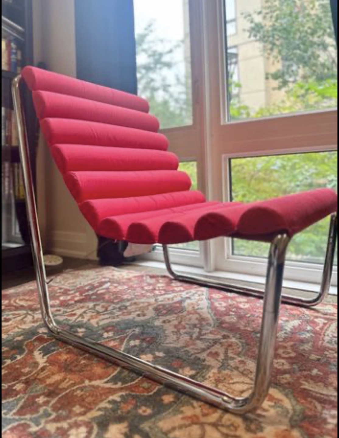 Vintage Chrome Slingback Chair - photo 2