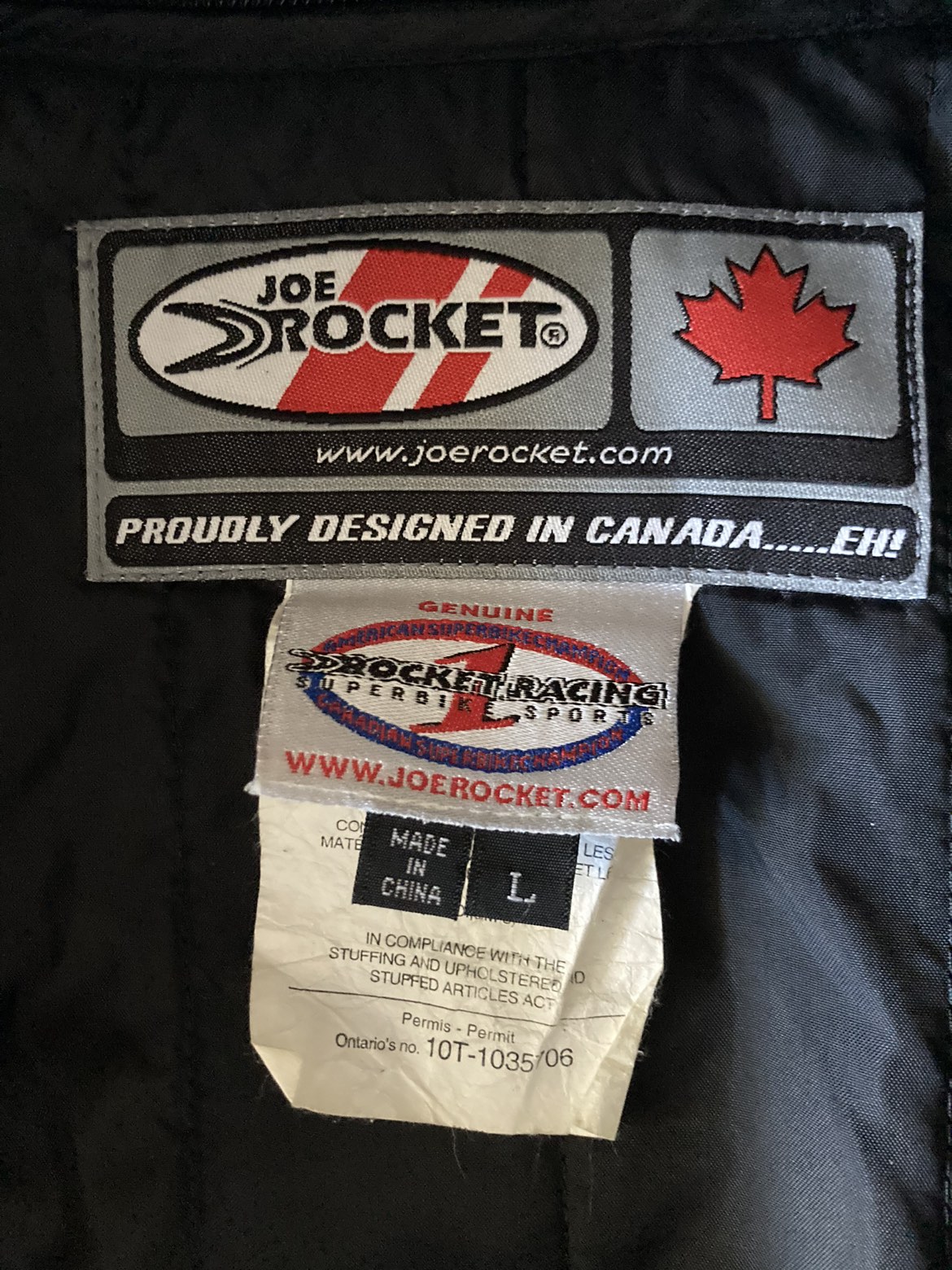 Joe Rocket Motorcycle Jacket