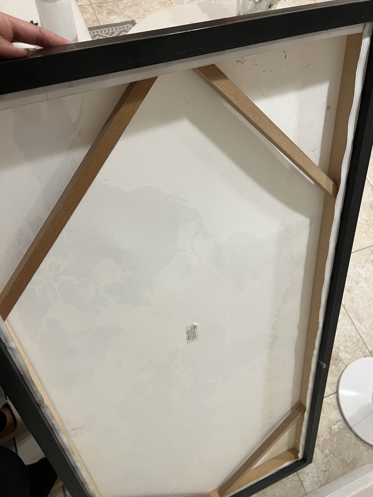 Framed Wood World Map - photo 3