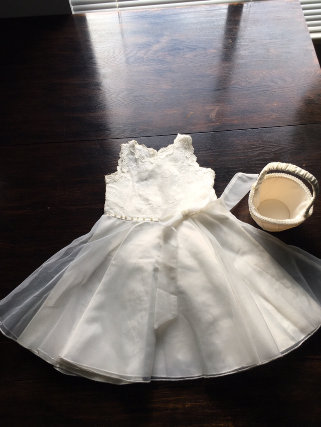 Flower Girl Dress with Basket