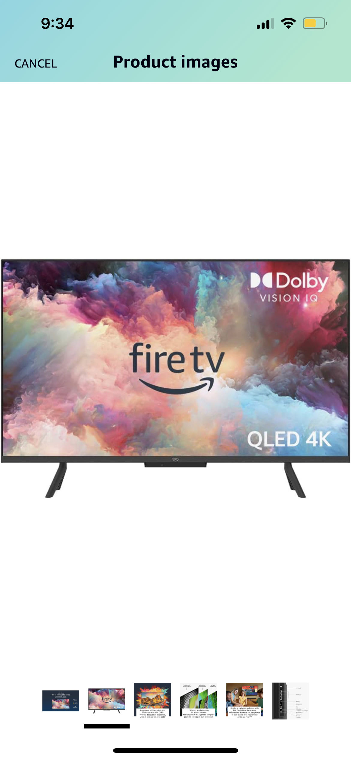 Brand New Amazon fire TV 50 inch -QLED thumbnail
