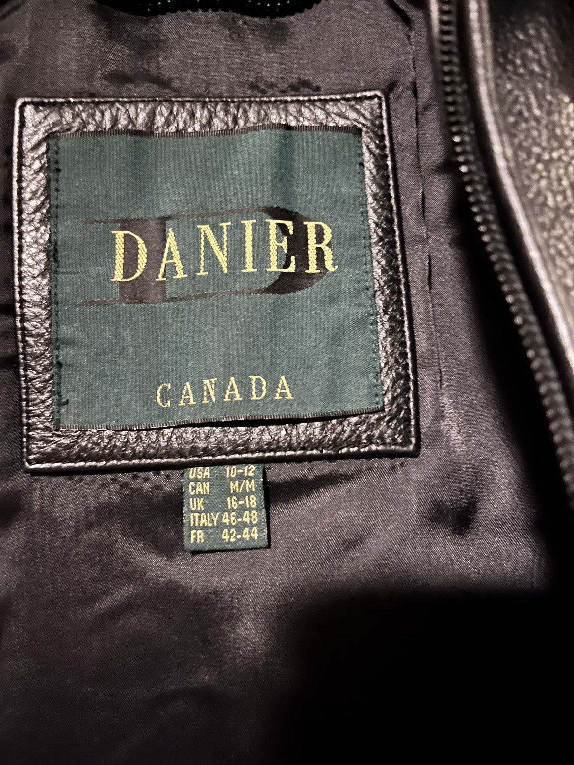 Ladies Danier Leather 3/4 Leather Jacket image indicator(4)