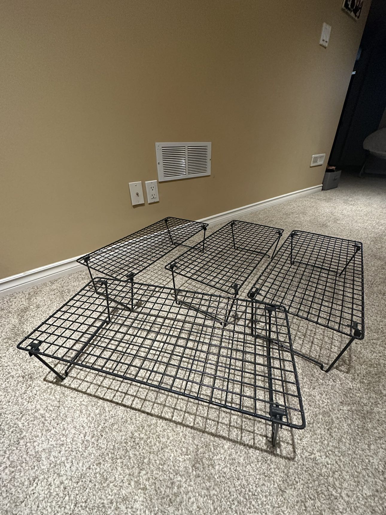 metal rubberized shelves Ikea - photo 4