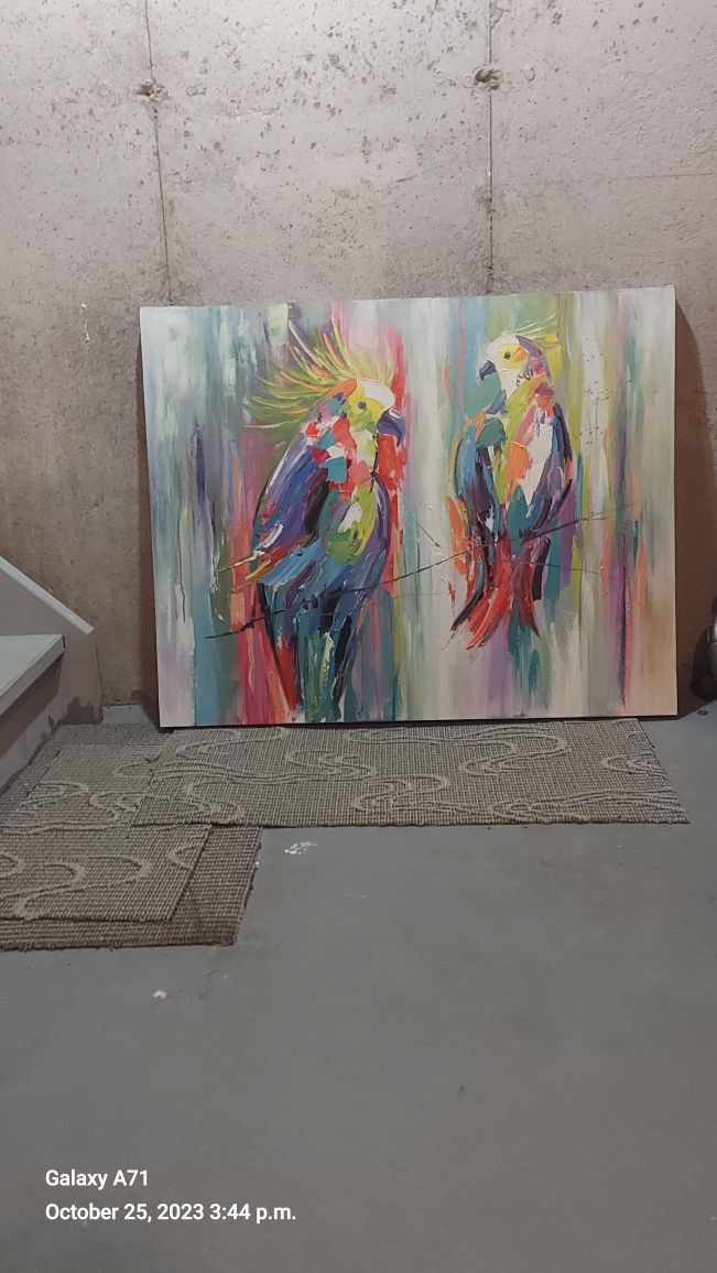 Cockatiel hand painting thumbnail