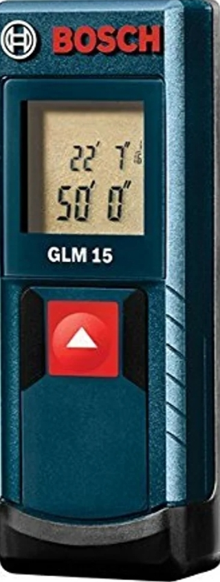 Bosch GLM 15 Compact Laser Measure, 50-Feet