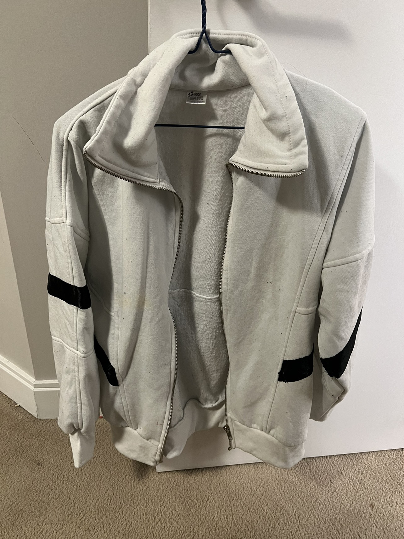 White sweater jacket #freecycle