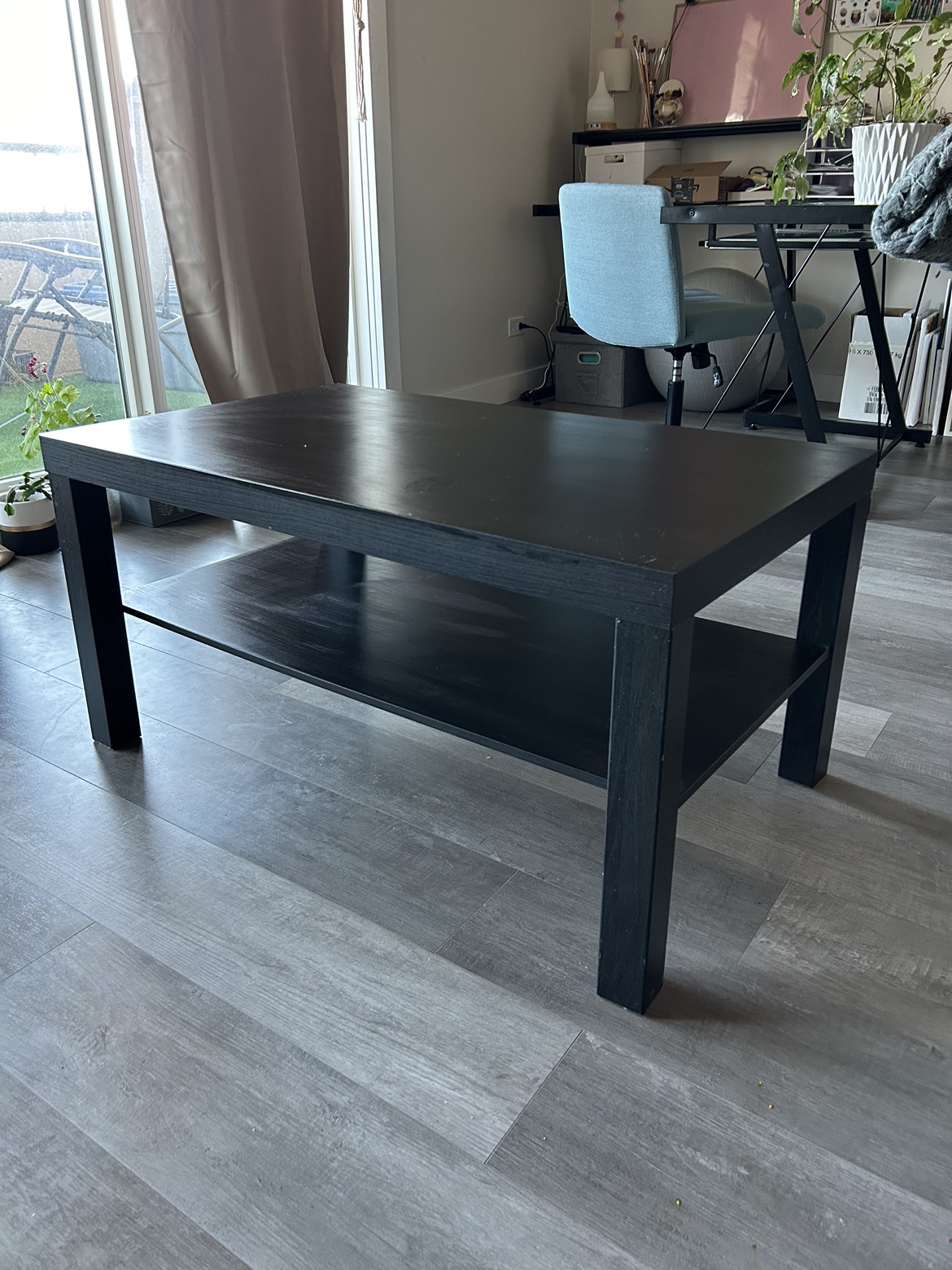 IKEA coffee table -black