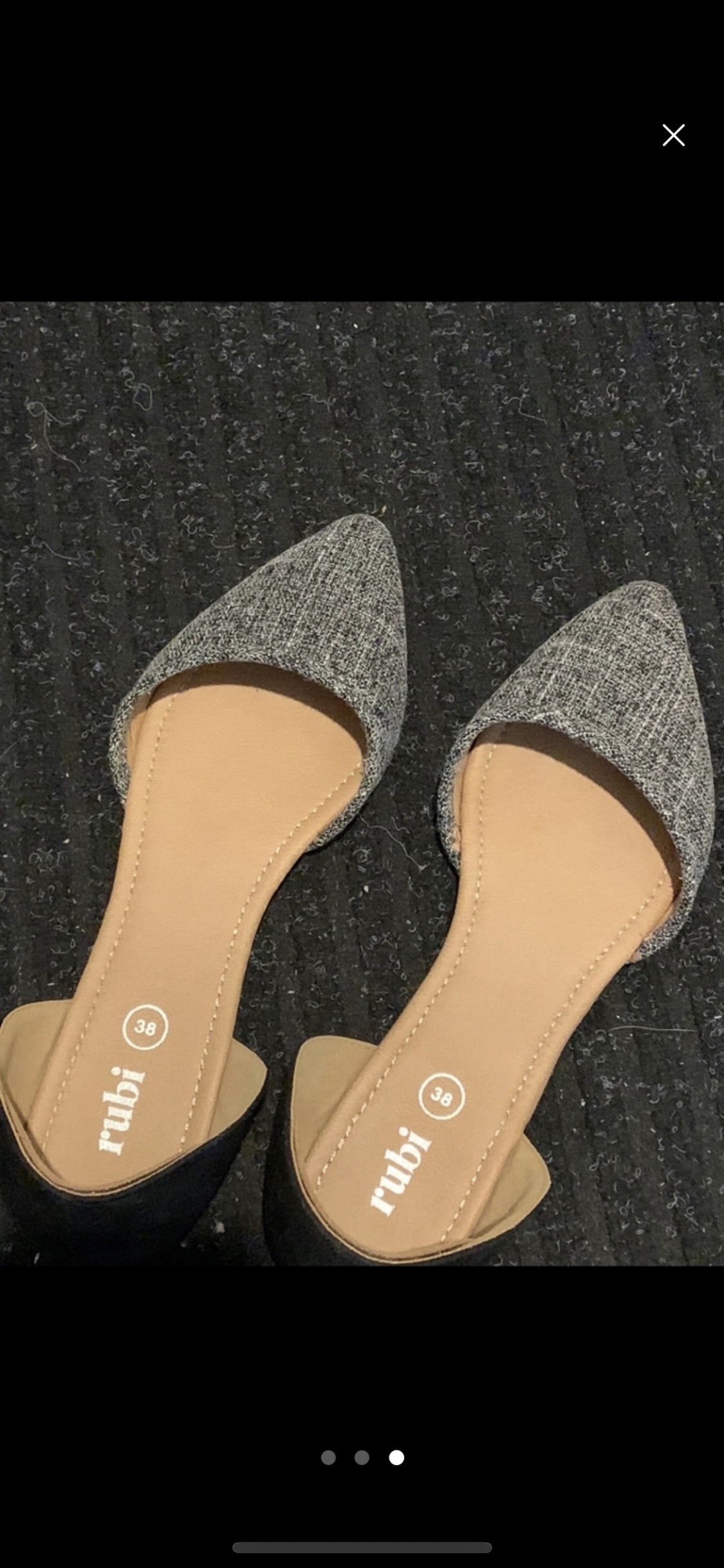 RUBI Grey Flats size 38 🦃 image indicator(3)